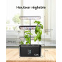 iDOO 8 Pods Potager Interieur, Jardin D'herbes Hydroponique, Jardinière Intelligente avec Minuterie Automatique, Kit de Jardin D