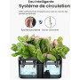 iDOO 8 Pods Potager Interieur, Jardin D'herbes Hydroponique, Jardinière Intelligente avec Minuterie Automatique, Kit de Jardin D