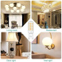 Tailcas Ampoule LED G9, 12PCS Led 3000K 500LM 5W Équivalent 50W Halogène, Lampe Blanc Chaud Non-dimmable Sans Scintillement AC/D