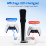 Support de refroidissement PALPOW compatible avec PS5 Pro/Slim/PlayStation 5, chargeur disque et numérique pour accessoires PS5 