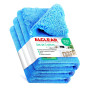 ALCLEAR 820203K_3 Set de 3 Chiffons Microfibre 40x40 cm – Nettoyage Doux et sans Trace pour Cuisine Brillante, Meubles laqués, V