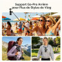 AMAZEAR Support magnétique pour DJI Osmo Pocket 4P/4/3, Accessoire Pocket4/3, Adaptateur d'extension magnétique, Support de boît
