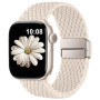AMSKY Tressé Elastique Compatible avec Bracelet Apple Watch Se 40mm 44mm 42mm 46mm 41mm 45mm 38mm Femme Homme, Nylon Sport Brace