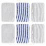 GIONAR 6pcs Lingettes Clean and Steam pour Rowenta Clean & Steam ZR005801/ZR005804/ZR850002/RY7/RY8 Série, Serpillère Microfibre