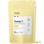 Omega 3 EPA DHA 1000 mg - Cœur, Cerveau & Vision - 30 Capsules pour 1 Mois - Oméga 3 Huile Poisson Sauvage - Sans Odeur - Condit