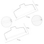 GIONAR 2pcs Coupe Gateau, Coupe-gâteau à Trancher avec Fils de Coupe, Ligne Simple/Double Couteau Gateau à Trancher, Coupe-gâtea
