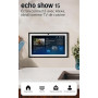Amazon Echo Show 15 (Nouvelle génération) | Écran connecté Full HD 15,6“, Fire TV intégré et télécommande vocale Alexa, avec acc