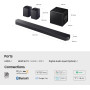 Samsung Barre de Son HW-Q930F/ZF 2025 Dolby Atmos sans Fil, Q-Symphony, 9.1.4 canaux, SpaceFit Sound Pro et Compatible avec Les 