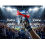 AABCOOLING 6X Signal Horn 106 DB(A) Ininflammable - Jusqu'à 120 Signaux, pour Euro 2024 Football Championnat, pour événements Sp
