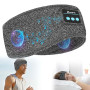 Flintronic Casque de Sommeil, Bandeau Bluetooth, Anti Bruit Sommeil Bandeau Bluetooth, pour Sport, Voyage, Dormeurs Latéraux(Gri