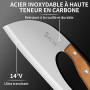 Plys Couteau Cuisine et Ustensiles de Chef 2025: Couteaux Legume Couperet Japonais Couteau à Viande