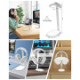 VICHYIE Support Casque, Repose Casque Lourd pour AirPods Max, Accessoires Bureau pour Casque Audio, Fabriqué en Aluminium, ABS e