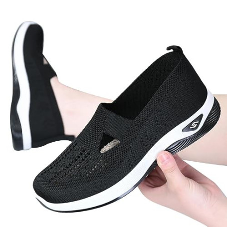 Stafeny Chaussures orthopédiques pour Femme | Chaussures sans Lacets Mains Libres | Randonnée en Plein air pour Femme