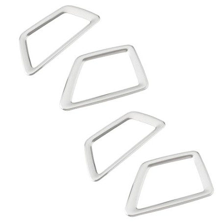 VGOL Lot de 2 Grilles d'aération pour Tableau de Bord de Voiture Compatible avec Peugeot 3008 3008GT 5008 (2017-2021)