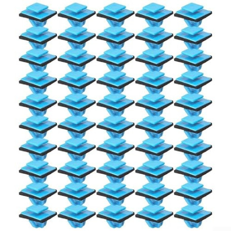 Lot de 50 clips de fixation latérale et de garniture de portière, fixation de carrosserie de voiture, panneau de garniture de po