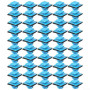Lot de 50 clips de fixation latérale et de garniture de portière, fixation de carrosserie de voiture, panneau de garniture de po