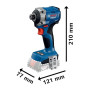 Bosch Professional 18V System Tournevis à percussion sans fil GDR 18V-215 (sans batterie/chargeur)