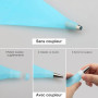 Twolights 6 Pièces Grande Douilles à Pâtisserie Professionnelles, pour Décorer Gâteaux et Cupcakes - Compatible poche à douille,