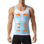 Casey Kevin Débardeur de Compression Homme Niveau 5 (20-25 mmHg) | Gain Ventre Plat Homme - T-shirt Compression Homme, Gainant p