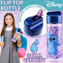 Disney Stitch Boîte à Goûter avec Compartiments et Gourde Enfant - Parfait pour l'École (Bleu/Violet)
