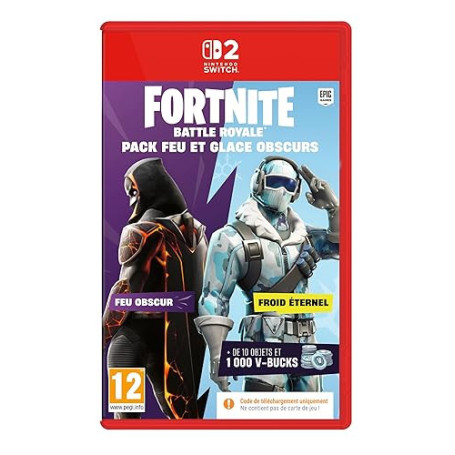 Fortnite – Pack Feu Et Glace Obscurs (Code de téléchargement du jeu dans la boîte) - Switch 2