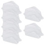 JIHUOO Lot de 100 récipients individuels en plastique transparent pour tranches de gâteau, sandwich, desserts, plats à emporter
