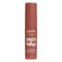 NYX Professional Makeup Rouge à Lèvres Crème Mat Smooth Whip, Couleur Vive, Texture Crème Fouettée, Formule Vegan, Teinte : Tedd