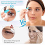 Sularpek Lot de 6 lames pour sourcils, eyebrow rasoir, sourcils de sécurité faciale avec couvercle de précision, outil exfoliant