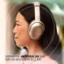 JBL Tour One M3, Casque Bluetooth sans Fil Supra-auriculaire, Latte | Réduction Adaptative du Bruit, 70 h d’autonomie, Confort O