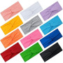 FEQO 12 Pièces Bandeau Cheveux Femme Bandeaux de Sport Élastique Bandeau Cheveux Large Serre Tête Croix Noué Élastique pour Fill