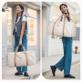 Sac de Voyage Convertible 2 en 1 Sac à Main pour Femme Sac de Vêtements Pliable Sac de Sport pour Les Voyages d'affaires et Les