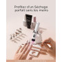 MelodySusie Portatif Lampe UV Ongles Gel avec Support, Mini Rechargeable Lampe Sèche Ongles avec 2 Minuteries, Séchage Rapide, L