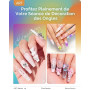 MelodySusie Portatif Lampe UV Ongles Gel avec Support, Mini Rechargeable Lampe Sèche Ongles avec 2 Minuteries, Séchage Rapide, L