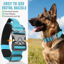 Ledeak Collier de Chien Tactique, Militaire Collier Réglable Nylon Chien avec Poignée, Colliers pour Chiens Rembourré avec Boucl