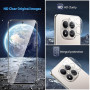 Vauki Verre Trempé pour Xiaom Redmi Note 15 Pro 5G Protection D'écran Film avec Caméra Arrière Protecteur,Dureté 9H Vitre écran,