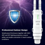 Repeteur WiFi Exterieur Puissant avec Antenne WiFi Longue Portée - Amplificateur Wavlink N300 2.4G- Outdoor Poe Répéteur WiFi Ex