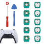 10 Pièces Potentiomètre de Module Analogique 2.3K Ohm pour Manette PS5 DualSense, Capteur de Joystick 3D de Remplacement avec Ki