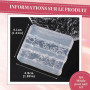 Zosutetoxo Nails Mold, Moule de Clou avec Motifs Floraux en Silicone 3D pour Nail Art, Tampon pour Manucure DIY