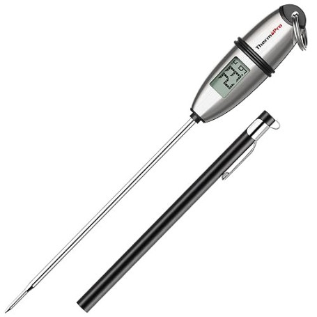 ThermoPro TP02S Thermometre Cuisine Patisserie Numérique 3 Secondes Instantané pour Boissons Chaudes Lait Les Confiseries Sucre