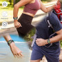 Xisair 3 Pièces Bracelets Compatible avec Xiaomi Redmi Watch 6/5 / 4 & Xiaomi Smart Band 10 Pro / 9 Pro / 8 Pro Bracelet en Sili