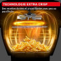 Moulinex Companion Pro avec extension air fryer, Robot cuiseur, Balance intégrée, Capacité XL, YY5828FG, Nube