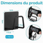 THATSRAD 4 PCS Porte-Éponge Autocollant en Acier Inoxydable 5 * 5 * 3.2cm Porte Eponge Cuisine Evier Crochet Autocollant Adhesif