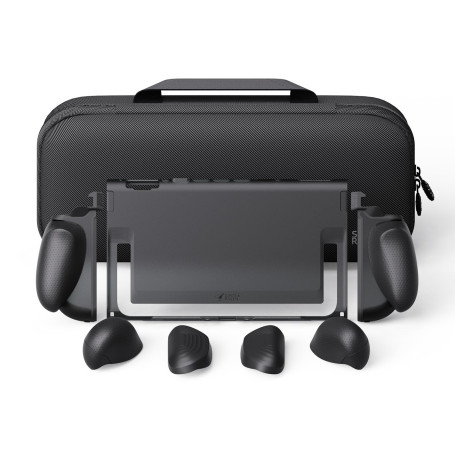 Savage Raven by Skull & Co. FissionGrip Bundle (Carrying Case Included): Dockable Split Protective Case for Nintendo Switch 2 (2