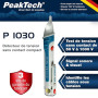 Peak Tech P 1030 - Détecteur de Tension Alternative Sans Contact avec Lampe LED, Plage de Fonctionnement 50 - 1000 V AC, Testeur
