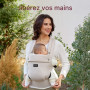Momcozy Porte-bébé - Ergonomique, confortable et léger, adapté aux bébés de 3 à 20 kg, facile à enfiler, idéal pour une parental