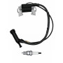 Strongthium Bobine d'Allumage et Bougie pour Honda GX240 GX270 GX340 GX390, Predator 301cc 420cc, Moteur 8-13HP Générateur Netto