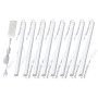 Cefrank Éclairage LED sous l'armoire, 8 pcs, 30 cm, V-Shape, 16 Watts, 1600 Lumens, Blanc Pur (6000K), Design Élégant, Illuminat