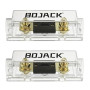 BOJACK Lot de 2 Porte-fusibles ANL à Coque Transparente 80A et 2 Fusibles ANL 80A 32 VCC pour Système Audio et Vidéo