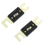 BOJACK Lot de 2 Porte-fusibles ANL à Coque Transparente 80A et 2 Fusibles ANL 80A 32 VCC pour Système Audio et Vidéo