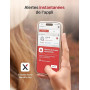 X-Sense Détecteur de Fumée et de Monoxyde de Carbone Connecté avec Fonction d’Alerte Vocale en Français, Détecteur de Fumée Wi-F